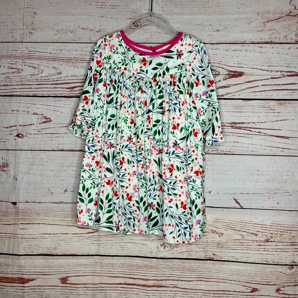 Mini Boden Other - Mini Boden Flare Floral Dress Size 2-3 Years